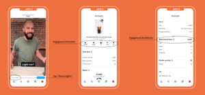 Instagram engagement insights dashboard showing reach, interactions, and analytics, optimized by social media marketing company in Lucknow eMarketters for better micro-engagement results