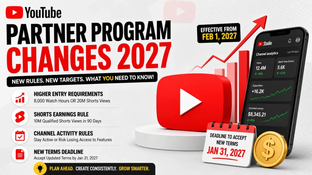 YouTube Monetization Changes 2027